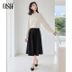 OSA (OSA) French retro niche shirt tops for women spring 2024 new style foreign chic small shirt shirt apricot M