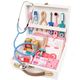 Simulation Petit docteur Toy Set Girl Boîte en bois Plays Nurse Boy Plays House Children's Stethoscope Color Color Box - Dentiste 6 pièces Set