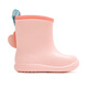 Babudou Kinderschuhe Neue Kinder Regenstiefel Jungen Baby Regenstiefel Sommer wasserdichte Kinderschuhe zarte Pulver/Lichtpulver 14 geeignet für Fußlänge 13,0 cm