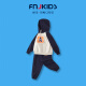 FNJKIDS Children's Clothing Girls Casual Suit 2024 Spring New Fashionable Big Children's Sweater Trousers Children's Two-piece Set Navy Blue 130cm (Height 120-130cm)