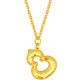 Saturday Blessing Pure Gold Gourd Pendant Gold Necklace Girl Birthday Gift Price A0612811 About 3.43g