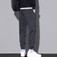 Pantalones informales de pájaros carpinteros Men sueltos sueltos Summer Nuevo estilo Harun Trendy Workwear Versátiles Sports Pants 9859 Gray Plus Velvet 2XL