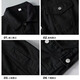 Dingfengbaoluo casual workwear denim jacket men's autumn and winter casual loose retro lapel versatile jacket HL38 black XL