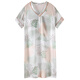Camisón de alta gama modal para mujeres Summer Seda Seda de seda de manga corta Pajamas Nuevo vestido de ropa de seda simulada de verano 9923 m [90-110Jin [Jin iguala 0.5 kg]]]