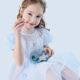 Disney Girls Dress Children's Skirt 2026 Summer New Elsa Princess Dress Style Puffy Mesh Skirt Pink 110