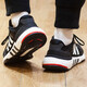 阿迪达斯 （adidas）男鞋夏季新款运动鞋EQT+缓震跑步鞋轻便透气休闲鞋HR2035 GX6630黑白红 39
