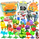 New Plant vs. Zombie Spielzeugspeicherflaschenbox Stuhl Full Set können Kinderspielzeug-Jungen Set neue 686-124 [Storage Box Stool] Hartkleber 21-teiliges Set auf den Markt bringen