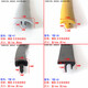 Type XMSJT SILICONE BRANGE SLOT TYPE BOUR CAULLACHE BRAINE D'EAU-TEMPLAGE TEMPRESSION HAUTE TEMPÉRATURE LIGNE DE DENNE TRANS