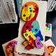 Frühkindliche Bildung Dreidimensionale Bausteine Kinderlernen kognitive Komposition 1-2-3-4 Jahre alte intellektuelle Entwicklung Spielzeug Puzzle JQN großes dreidimensionales Puzzle (Giraffe)