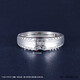 Jibaolou PT950 platinum men's ring platinum imitation diamond live men's ring customized New Year's Day gift 6.76
