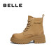 Belle (Belle) Chinesische Valentinstagsgeschenk vielseitige Martin-Stiefel gleicher Stil wie Leder im Freien Wanderschuhe in der Frauen Mall B8P1DDD4 Pre-Sale Brown 38 (240 mm)