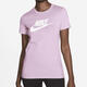 Nike (Nike) Kurzärärmelte Frauenkleidung 2025 Sommer New Sports Running Atmable Sweat bequemes lässiges rundes Nacken T-Shirt Bv617 Bv6170-695 Lila runder Nacken s