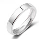 DL 1998 Fat Donglai same style men's ring platinum engraved s999 silver platinum plated open mouth adjustable men's niche design live mouth men's ring