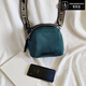 Mr. An nylon canvas crossbody bag women's bag new winter 2023 large capacity Oxford cloth women's shoulder bag shell bag J2037 mail blue