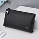 Goldlion Men's Hand -Catch Bag 2025 New Wallet Genuine Leather Beath Bolshuge Fashion Bag Bag Bag Bag Men Black [Autorización oficial: una falsa una y diez multas]