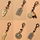 Jiangjianyue-Handle-Griff Seil der Hand gewebten Leitung Schlüsselbund Anhänger Anhänger Anhänger SN4080 Nr. 10 (Diamond Knot + kein Ring)