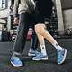 Ajiafjsbdunk Zapatos de hombres de moda chicle de burbuja bajo top putian pareja zapatos otoyo keyang estudiante panda en blanco y negro Kamata Women's Shoes A9928 White Grey-Dunk Low Top 43 (siga calcetines)
