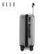 ELLE 24-inch fashionable suitcase graphite gray trolley case universal wheel password box women's zipper password box