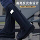 Couvercle de chaussures de pluie zhaoshen couverture de chaussures imperméables couvercle de chaussures de pluie épaissie de couverture de chaussure haute résistante à l'usure antidérapante L Taille 40-42 [Kyokuang Flash]