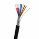 Huanglin RS232Com Puerto Serial Línea DB9 Línea de comunicación de conexión 485 Línea de señal 2492H Conexión directa masculina a femenina (negro 24awg) 10 metros