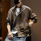 
JEEP SPIRIT Jeep Leather Jacket Maillard Retro Motorcycle Style PU Leather Jacket Men's Spring and Autumn Pilot Jacket Men's Park Coff Clay L Suitable for Weight 120-140Jin [Jin equals 0.5 kg]