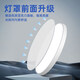 Three-proof ceiling lamp LED ultra-thin simple round balcony bedroom kitchen bathroom aisle lamp special package 23cm white light 24 watts | Suitable for 6