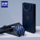 Luo Meng Silk Tie Men's Business Formal Wear Korean Version Solid Color 8cm Hand Tie Work Wedding Bow Tie Gift Box
