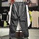 
ADIDAS Adidas 2024 sports pants men's sniffs autumn new woven casual pants short trousers removable pants HC9734 black/trouser legs removable L