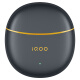 vivo iQOO TWS Air2 极焰黄 55ms超低游戏延迟 电竞声效 超轻佩戴 30小时超长续航情人节送礼物
