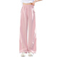 Pitt Pitt Girls 'Pantalon Summer 2025 Nouveau pantalon à jambes larges pour enfants