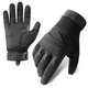 Hella's full-finger outdoor military fan tactical gloves for men are super fiber protective rock climbing cycling sports non-slip fitness training gloves Z187 sand color M