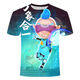 Taizai Pig Hero Clothes 2023 Nueva serie Hot 3D Camiseta de moda impresa de moda TC1585 TC1585 Niños 120 25-35Jin [Jin iguala 0.5 kg]