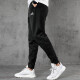 阿迪达斯（adidas）男装套装 25夏季新款跑步休闲帅气舒适透气圆领短袖衫 针织长裤子 GK9226/棉质长裤单件 M/175