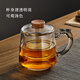Yipot Tea Dragon Cup Tea Cup Men's Special Tea Water Separation Glass Cup with Filter Tea Ceremony Cup Teacher's Day Gift