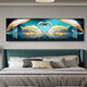 
Mo Hua Lulin Modern Simple Bedroom Decoration Painting Warm and Romantic Bedside Painting Hotel Hotel B&B Room Hanging Painting Background Wall Painting 01 Supporting Mo Yimo 9272 200*60 Black Frame (Diamond Inlay Painting) Customized Size