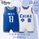 Disney Newborn Baby Clothes Summer Thin Cotton Jumpsuit Sleeveless Vest Sports 0 to 1 Year Old Baby Basketball Uniform [Baby Basketball Uniform] Red No. 23 80cm18-22Jin [Jin equals 0.5kg] can be worn