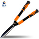 Guxiang gardening scissors, pruning shears, hedge scissors, lawn scissors, thick branch scissors, orange thickened flat handle scissors (non-retractable)