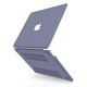 乐丽Macbook苹果笔记本保护壳M4芯片电脑16顺滑质感M3款Pro13英寸Air15外套13.6奶油14硬壳13.3商务 深灰色（配键盘膜） Air13英寸(型号A1466/A1369)