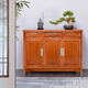 Li Yan, mahogany furniture, Myanmar rosewood (scientific name: Daguo Zisanthemum) sideboard, solid wood cabinet, tea cabinet, storage cabinet, Chinese style entrance shoe cabinet, cupboard, 98 double door cabinet, advance deposit