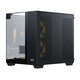 AOC星海CG389黑色 游戏电脑主机海景房机箱 三面玻璃/无立柱/支持MATX/5风扇位/3D立体全景/左右分仓