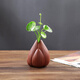 Yuxuan Fingertip Small Tea Pet Purple Clay Purple Creative Clay Vase Mini Zen Small Lotus Shape Flower Ornament Fingertip Small Flower Pot Lotus Purple Clay