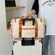 Bolsa de equipaje Hesu Bolsa de viaje de gran capacidad para mujeres Sports Bag Sports Bag Bag Travel Bag Bolsa de gimnasia Bolsa de viaje de color contrastante [obedecer]