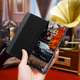 Haitian [First Layer Cowide] Huawei Mate X5 Mobilfunkkoffer Neues echtes Leder Magnetischer Smart Flip Bracket Business Mate X3 Collector's Version Full-inclusive Anti-Fall-Schutzleder [Mocha Brown] Huawei Mate X5