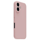 Yueke Applicable to Apple 16 mobile phone case liquid silicone iPhone16 protective case ultra-thin anti-fall phone case men and women cute pink