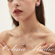 DL 1998 Fat Donglai quality Tahitian pearl pendant Celina black necklace imported technology Shijia
