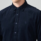 Dances with Wolves Corduroy & Pure Cotton Versatile and Comfortable Men's Long Sleeve Shirt for Commuting 102 Dark Blue L(175)