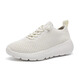 
Multi-sports walking shoes men's shoes women's shoes all seasons lightweight one foot breathable soft sole running and walking non-slip casual shoes 689 black and white [men and women] 42