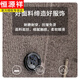 Hengyuanxiang lässiger Anzug im mittleren Männervater Wollmantel mittleren Alters mittleren Alters und älterer loser Gelegenheits-Chenille-Anzug Khaki 2402 4xl [Empfohlen 180-195jin [Jin gleich 0,5 kg] tragen]