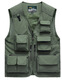 JP Spring-, Sommer- und Herbst-Dünn-Herrenweste Multi-T-Tasten-Bergsteigerfotografie-Jacke 9898 9898 Military Green L (geeignet für 125 Jin [Jin entspricht 0,5 kg] -140 Jin [Jin gleich 0,5 kg]))
