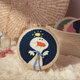 
Children's handmade DIY yarn poke embroidery material bag Russian embroidery poke embroidery school handmade lesson self-embroidery gift Little Red Riding Hood + adjustable poke needle ++ wooden stand